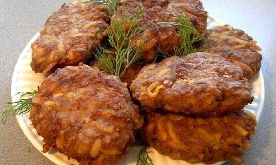 Рецепт котлеты из фарша с картофелем