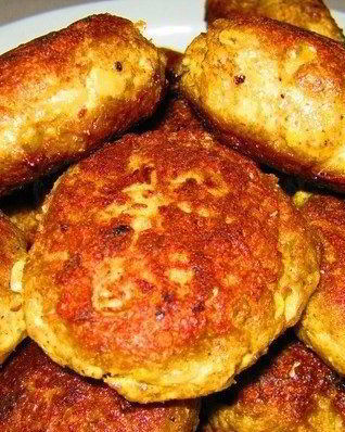 Котлеты из филе пангасиуса