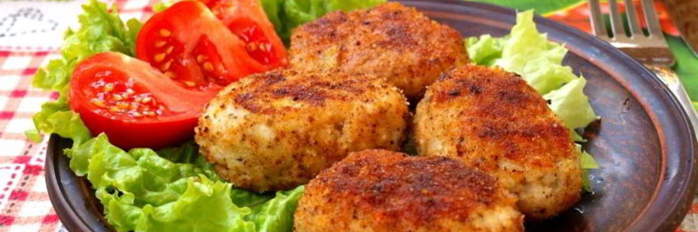 Котлеты из индейки с овощами