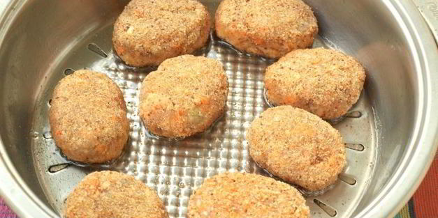 котлеты из индейки с овощами