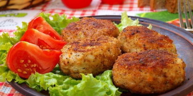 котлеты из индейки с овощами