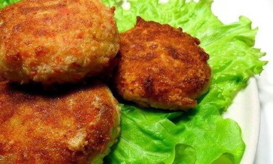 Рецепт котлеты из крабовых палочек с сыром