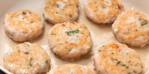 котлеты из красной и белой рыбы