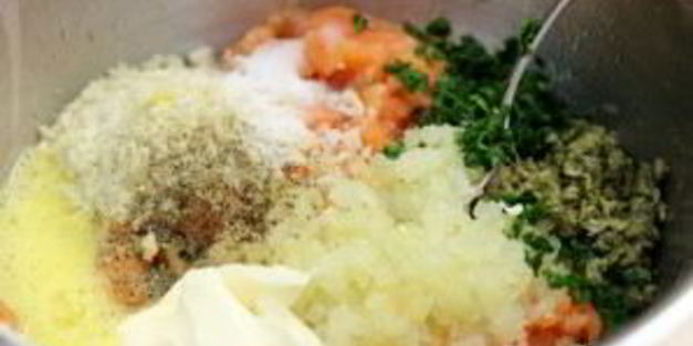 котлеты из красной рыбы