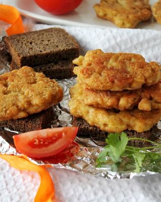 Котлеты из куриной грудки с сыром