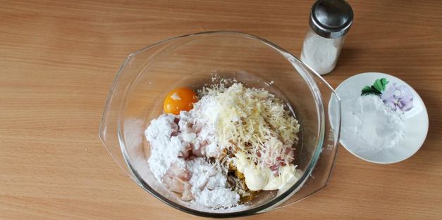 котлеты из куриной грудки с сыром