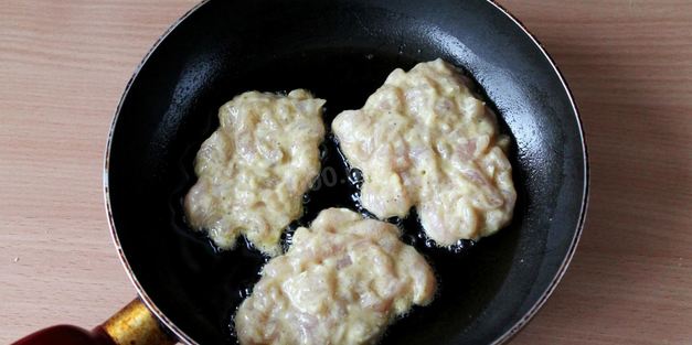 котлеты из куриной грудки с сыром