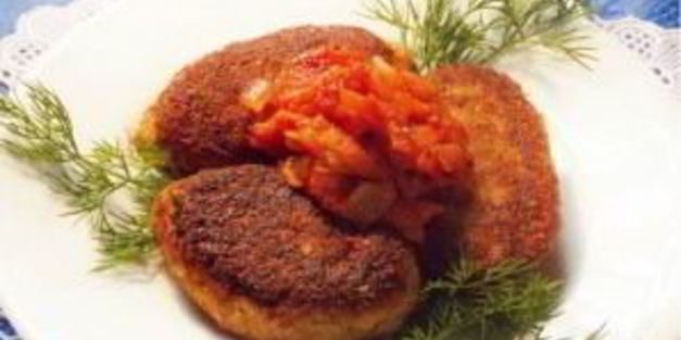 котлеты из путассу с костями