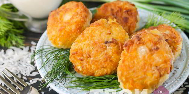 котлеты из риса