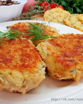 Котлеты из трески и картофеля
