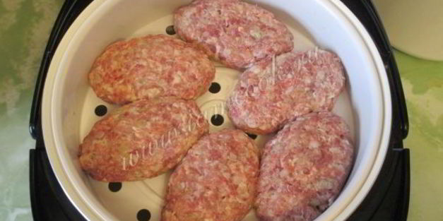 котлеты на пару в мультиварке