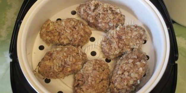 котлеты на пару в мультиварке