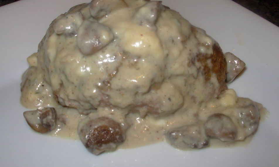 Рецепт котлеты с грибной поливкой