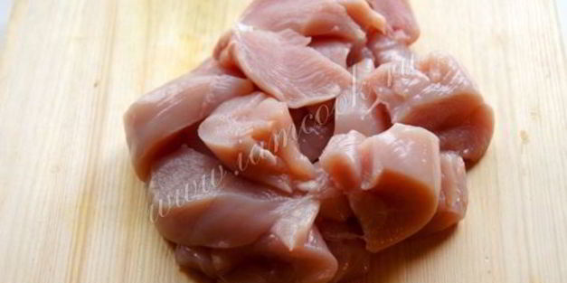 котлеты с куриными сердечками