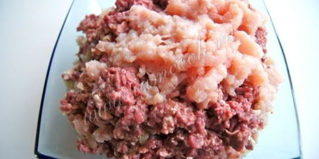 котлеты с куриными сердечками