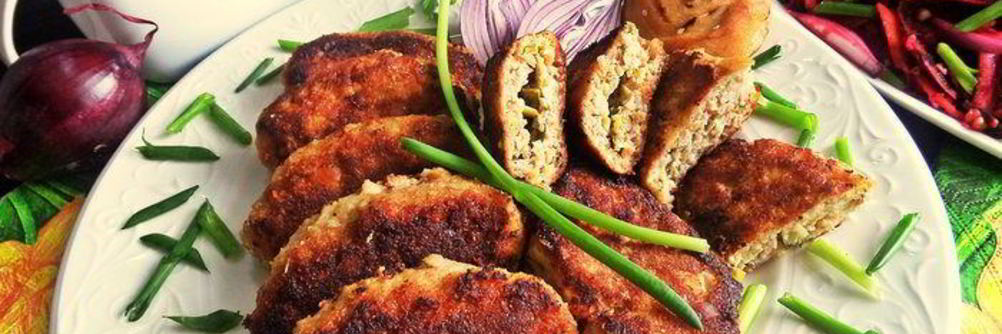 Котлеты с нежной начинкой