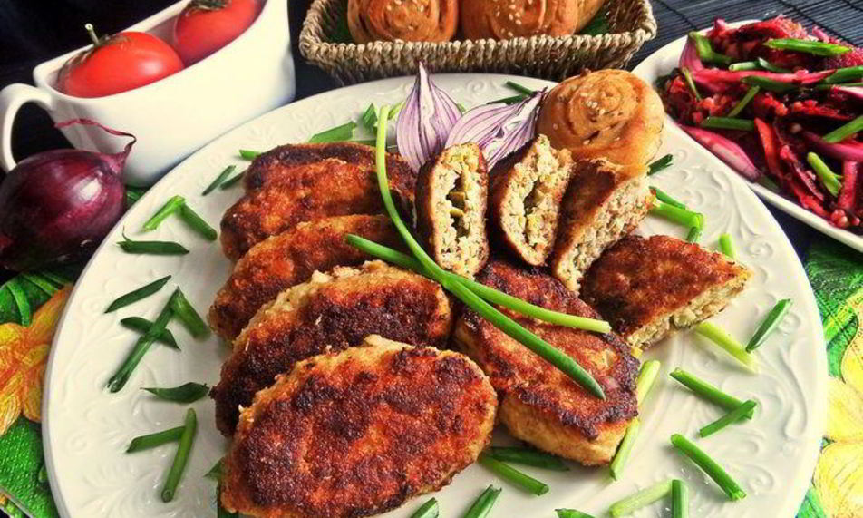 Рецепт котлеты с нежной начинкой