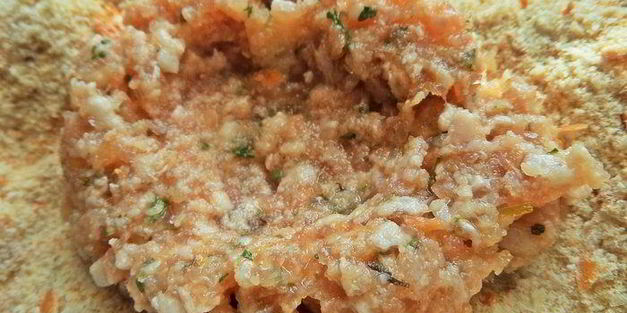 котлеты с нежной начинкой