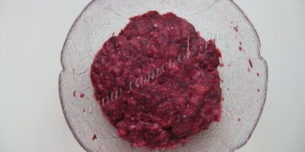 котлеты с сырой свеклой