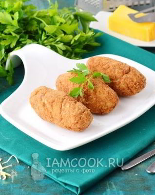Котлеты с сыром внутри