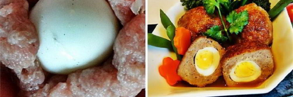 Котлеты с яйцом