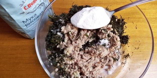 котлеты с зеленью по-египетски