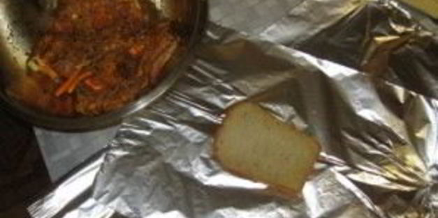 котлеты в фольге в духовке