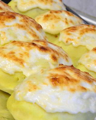 Котлеты в картофеле под сырной шапкой
