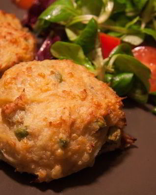 Куриные котлетки с картофелем и сыром