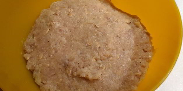 куриные котлеты с овсяными хлопьями