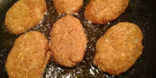 куриные котлеты с овсяными хлопьями