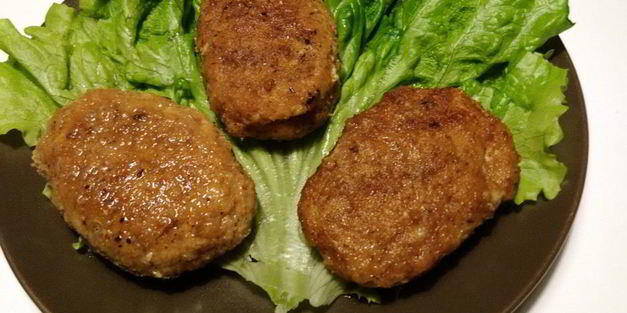 куриные котлеты с овсяными хлопьями