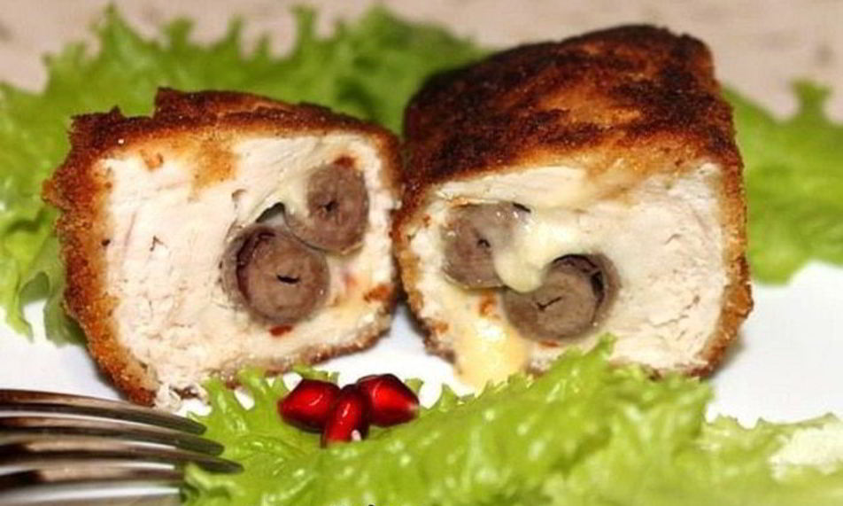 Рецепт куриные котлеты с сюрпризом