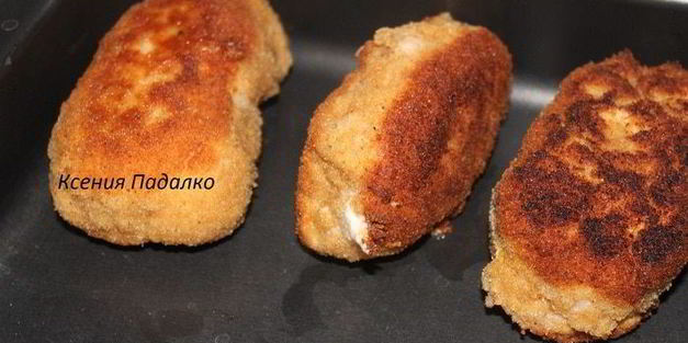 куриные котлеты с сюрпризом
