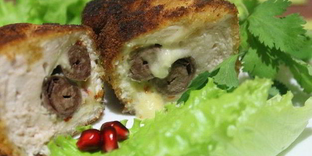 куриные котлеты с сюрпризом