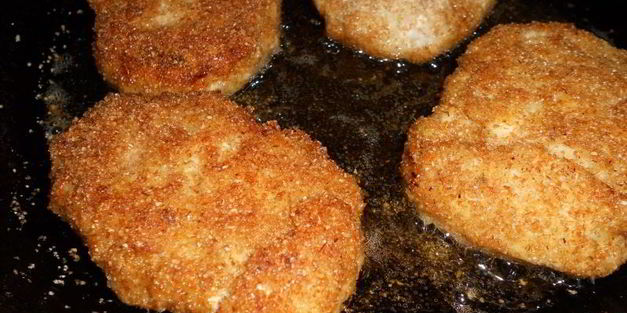 куриные котлеты с творогом и яблоком