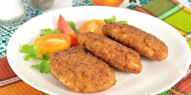 куриные котлеты с творогом и яблоком