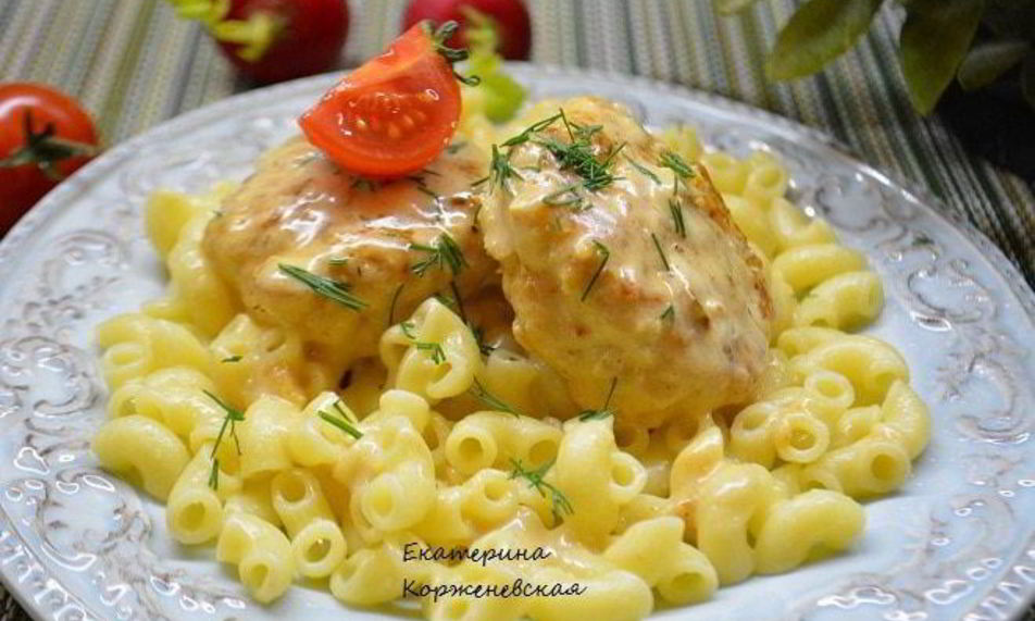 Рецепт куриные котлеты в сливочном соусе