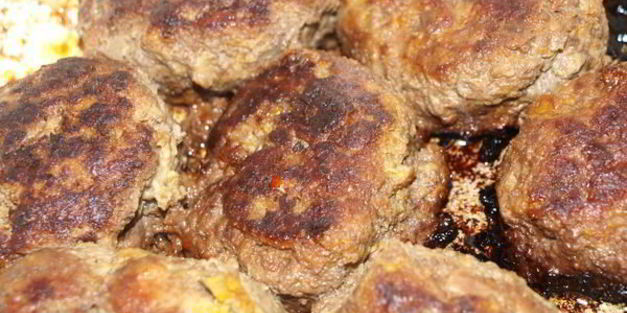 мясные котлеты с тыквой