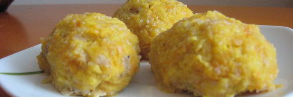 Паровые фруктовые котлетки