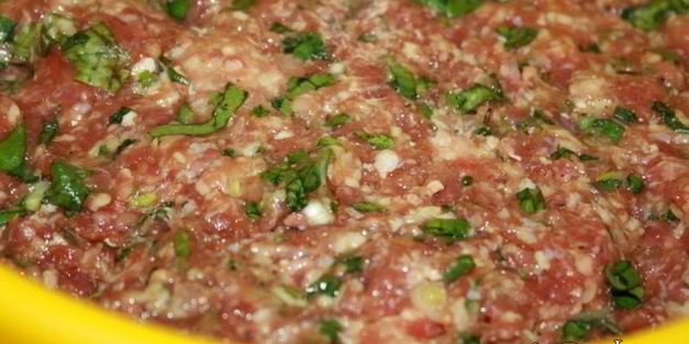 пикантные котлетки-гриль с кинзой