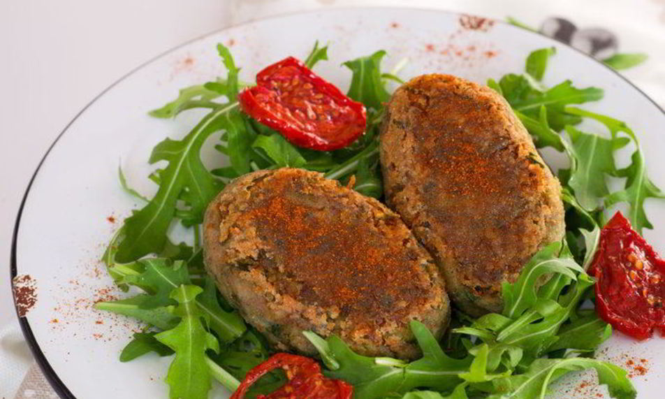 Рецепт постные котлеты из фасоли с овощами