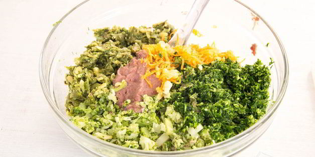 постные котлеты из фасоли с овощами