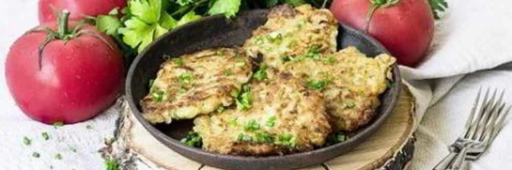 Постные котлеты из кабачков