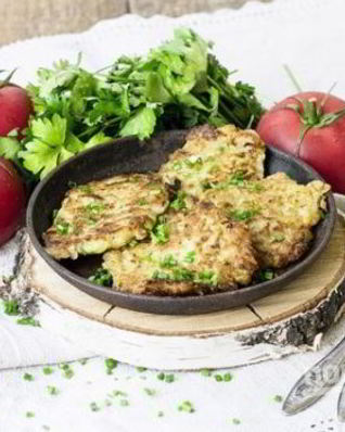 Постные котлеты из кабачков