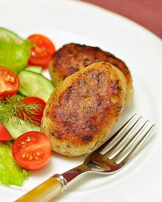 Постные котлеты из щуки