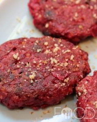 Постные свекольные котлеты