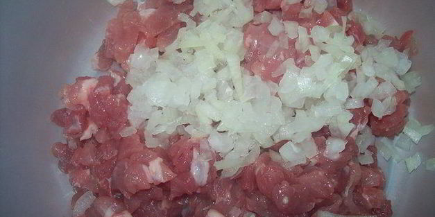 рубленные котлеты из свинины с майонезом