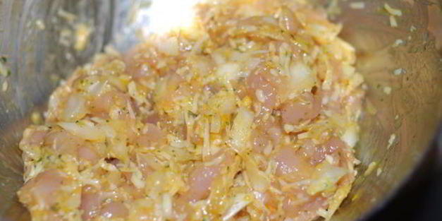 рубленые котлеты с сыром