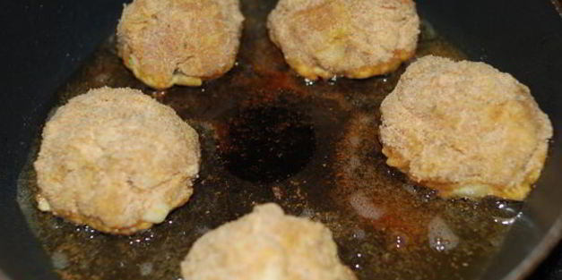 рубленые котлеты с сыром